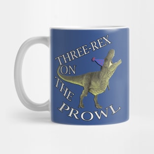 Birthday 3 Dino T-Rex Funny Three-Rex Gift Mug